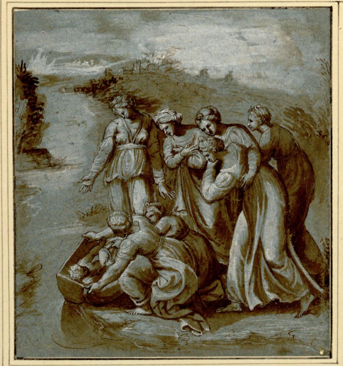 Anonym, Die Auffindung des Moses, Inv. Nr.: 352