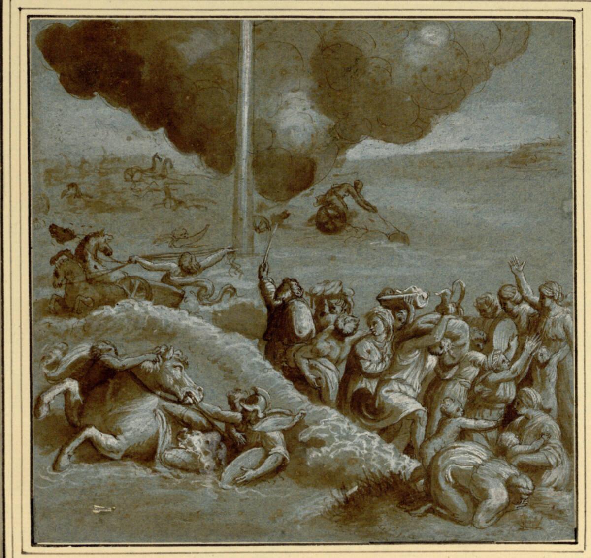 Anonym, Der Durchgang durch das Rote Meer, Inv. Nr.: 353