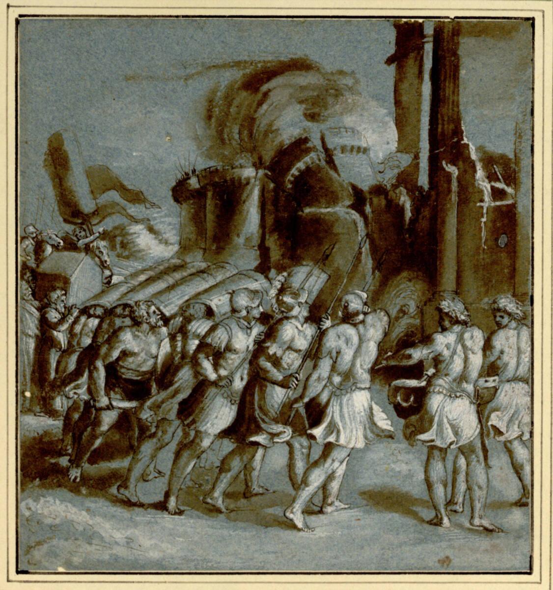 Anonym, Die Juden vor Jericho, Inv. Nr.: 355