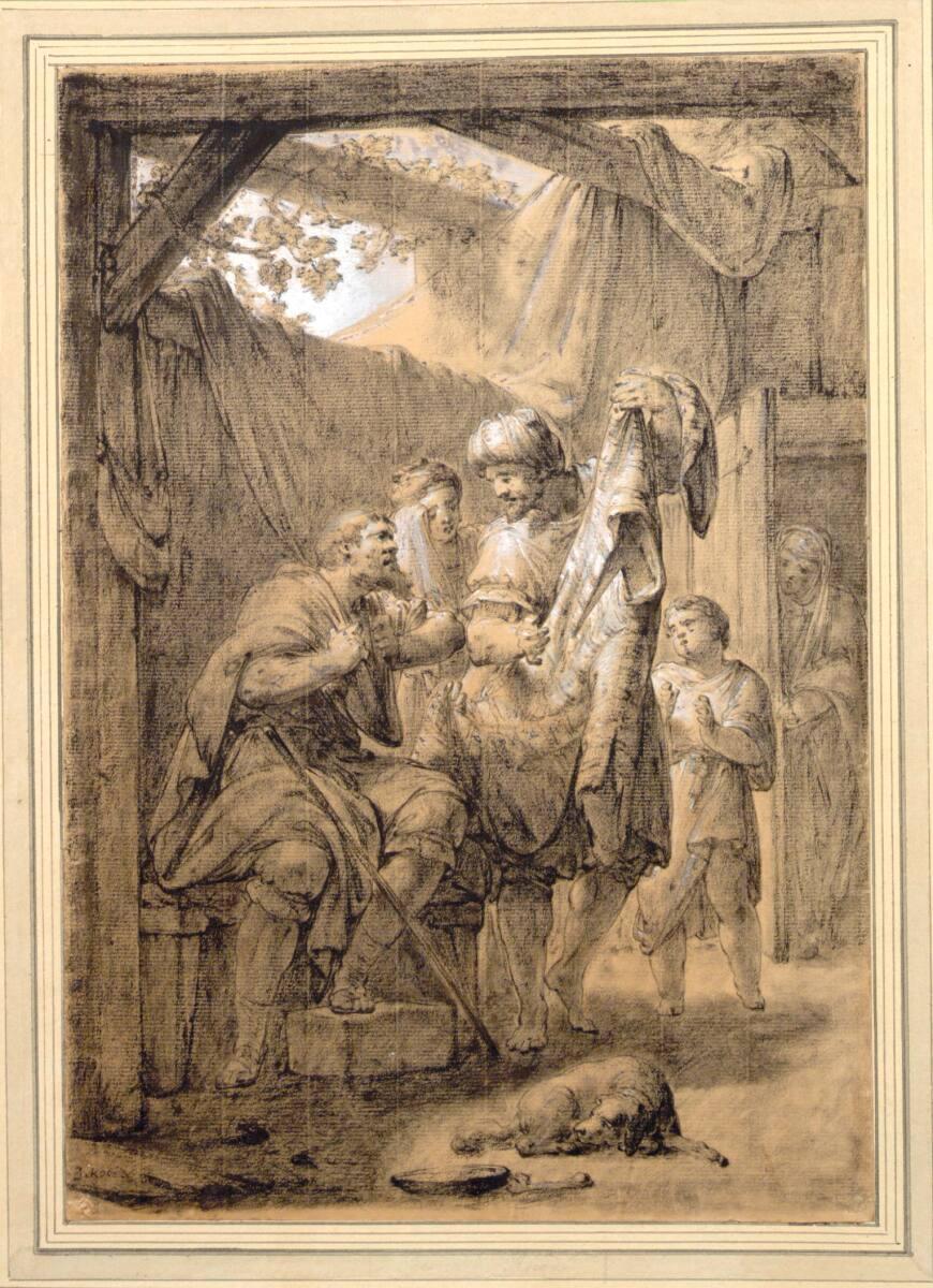 Bernhard Rode, Jakob wird das blutige Kleid Josefs überbracht, Inv. Nr.: 4492