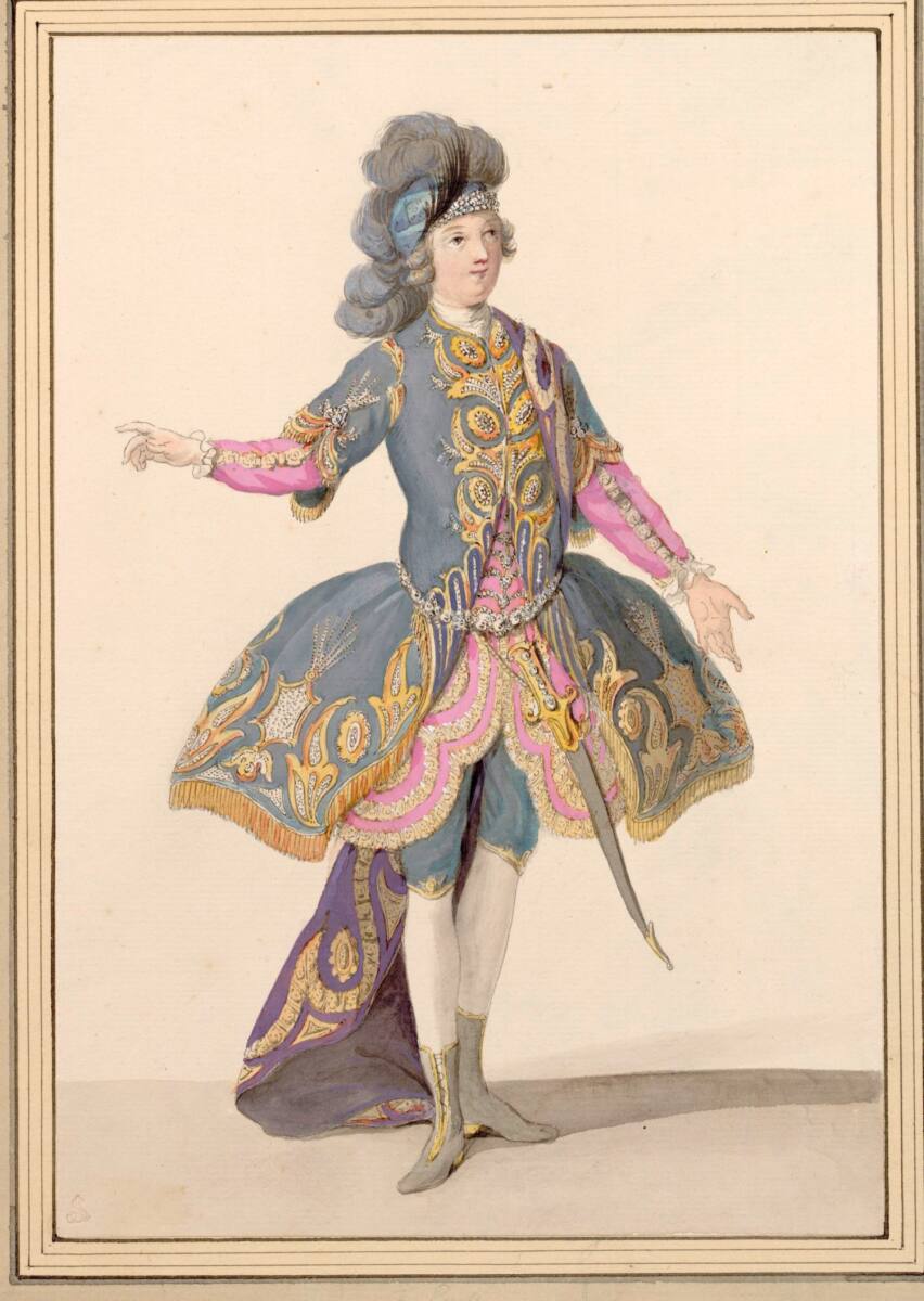 Vestiario dell'Artemisia Opera: IV. Idaspe (Il Signor Belli), FrancescoPonte