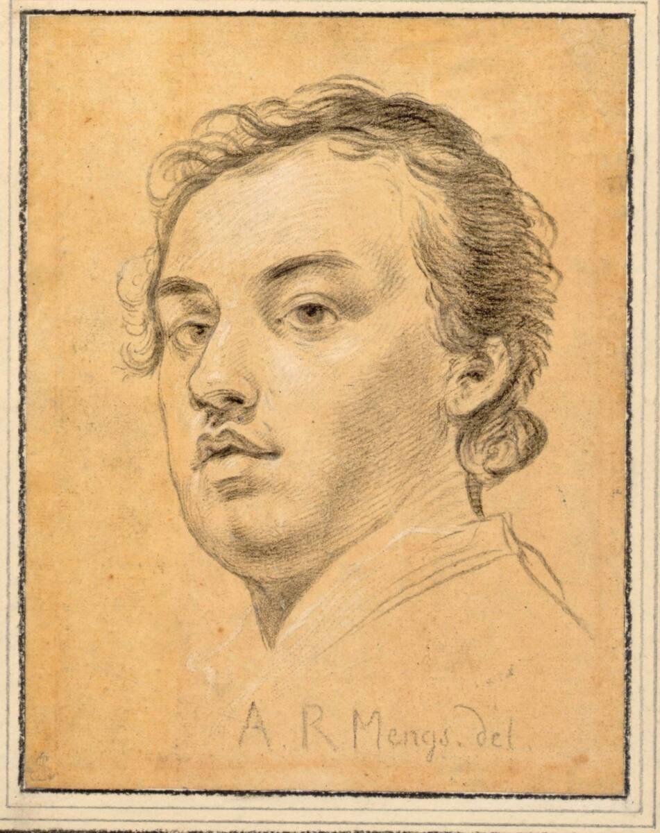 Christian Friedrich Boetius, Anton Raphael Mengs, Selbstbildnis, Inv. Nr.: 4619