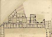 Wien I, Hofburg, Reichskanzleitrakt, 2.Stock, Grundriss, Inv. Nr.: AZ6431