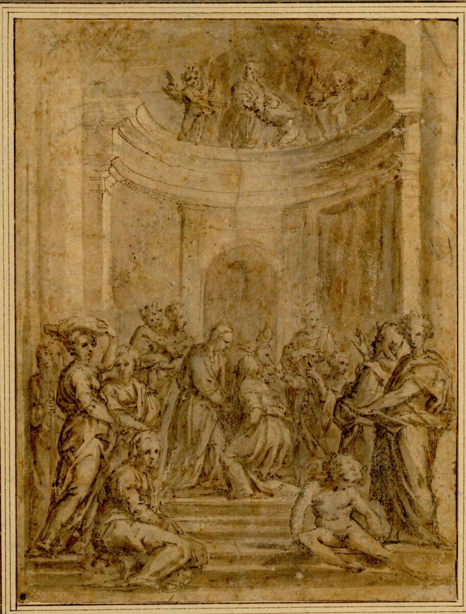 Jacopo Carrucci gen. Pontormo, Die Heimsuchung, Inv. Nr.: 374
