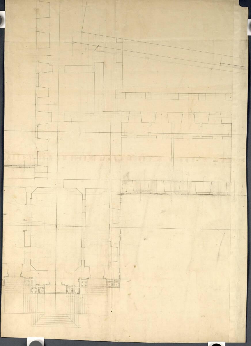 Wien I, Hofburg, Um- und Neubauprojekt, Glacisflügel, Detailgrundriss, Inv. Nr.: AZ6052/4