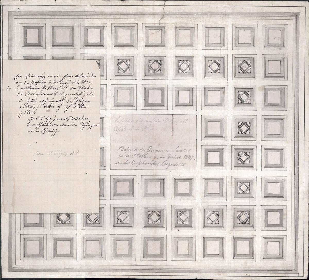 Wien I, Hofburg, Zeremoniensaaltrakt, Rittersaal (?), Plafond, Inv. Nr.: AZ6769
