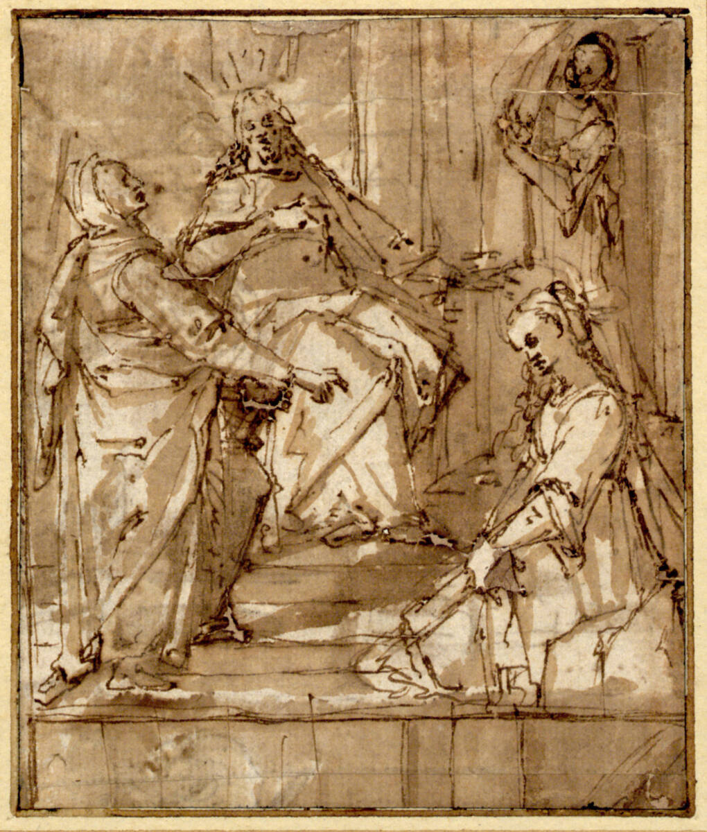Anonym, Christus im Hause von Maria und Martha