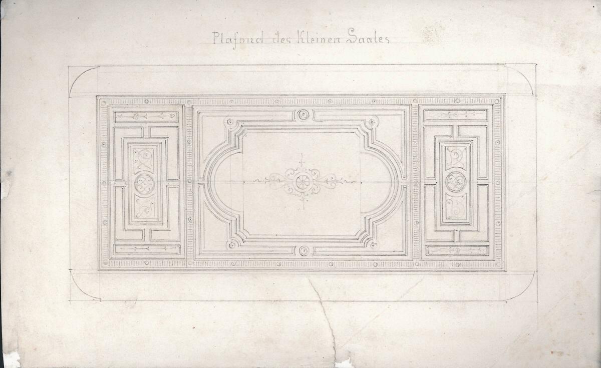 Wien I, Hofburg, Redoutensaaltrakt, Kleiner Redoutensaal, Projekt zur Neugestaltung des Plafond…