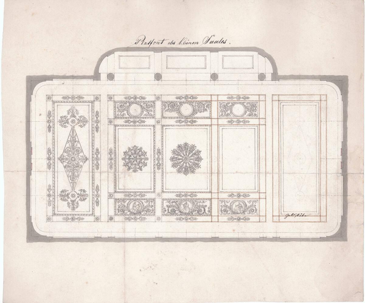 Wien I, Hofburg, Redoutensaaltrakt, Kleiner Redoutensaal, Plafond, Inv. Nr.: AZ6500
