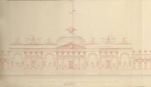 Ludwig Gabriel von Remy, Wien I, Hofburg, Festdekoration, Äußerer Burgplatz, Illumination, Aufr…