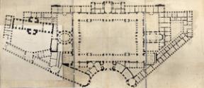 Wien I, Hofburg, Um- und Neubauprojekt, Gesamtplan, Parterre, Grundriss, Teil 1, Wien I, Hofbur…