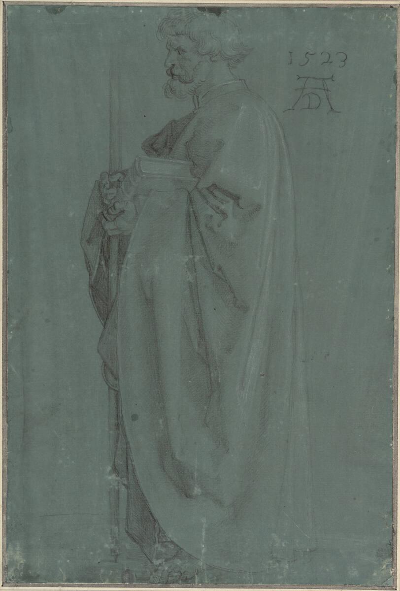 Studie zu einem Apostel, Albrecht Dürer, 1523