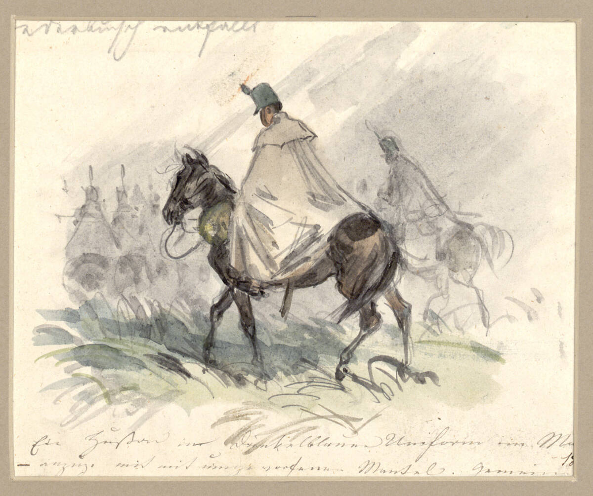 Husar im Mantel, Friedrich L'Allemand