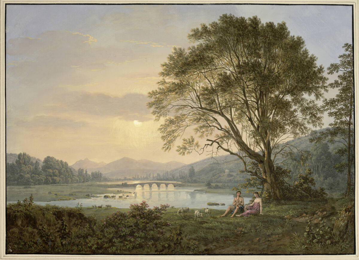 Arkadische Landschaft, Jakob Alt, 1817