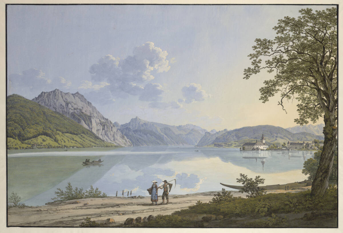 Der Traunsee, Jakob Alt, 1817