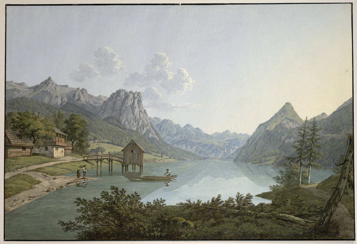 Grundlsee, Jakob Alt, 1817
