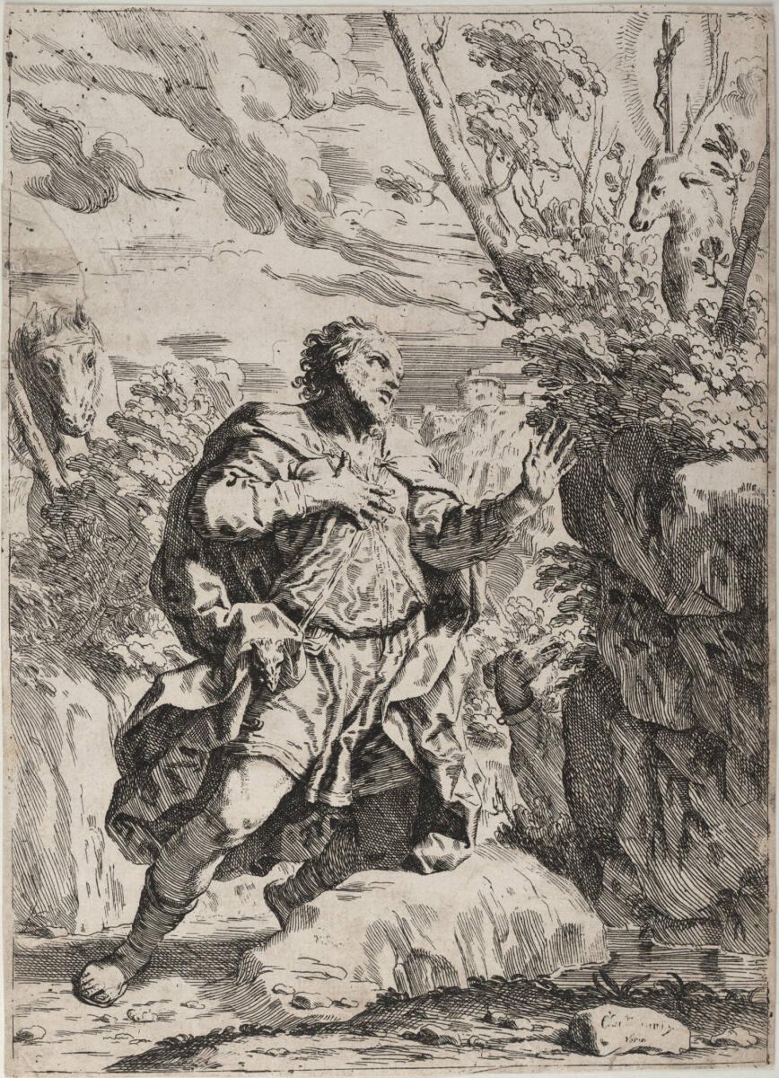 Elisabetta Sirani, Heiliger Eustachius, Inv. Nr.: DG2004/4597