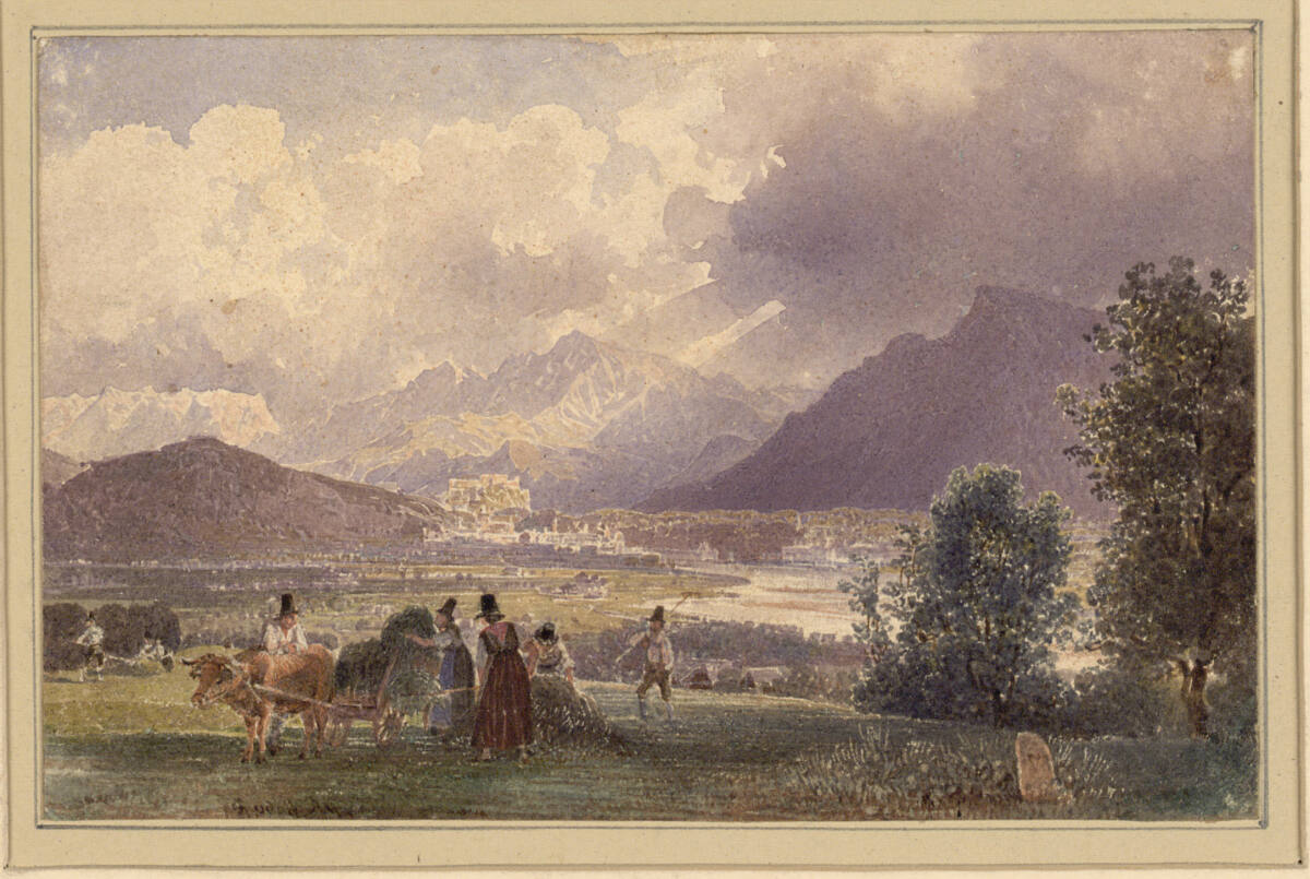 Ansicht von Salzburg, Rudolf von Alt