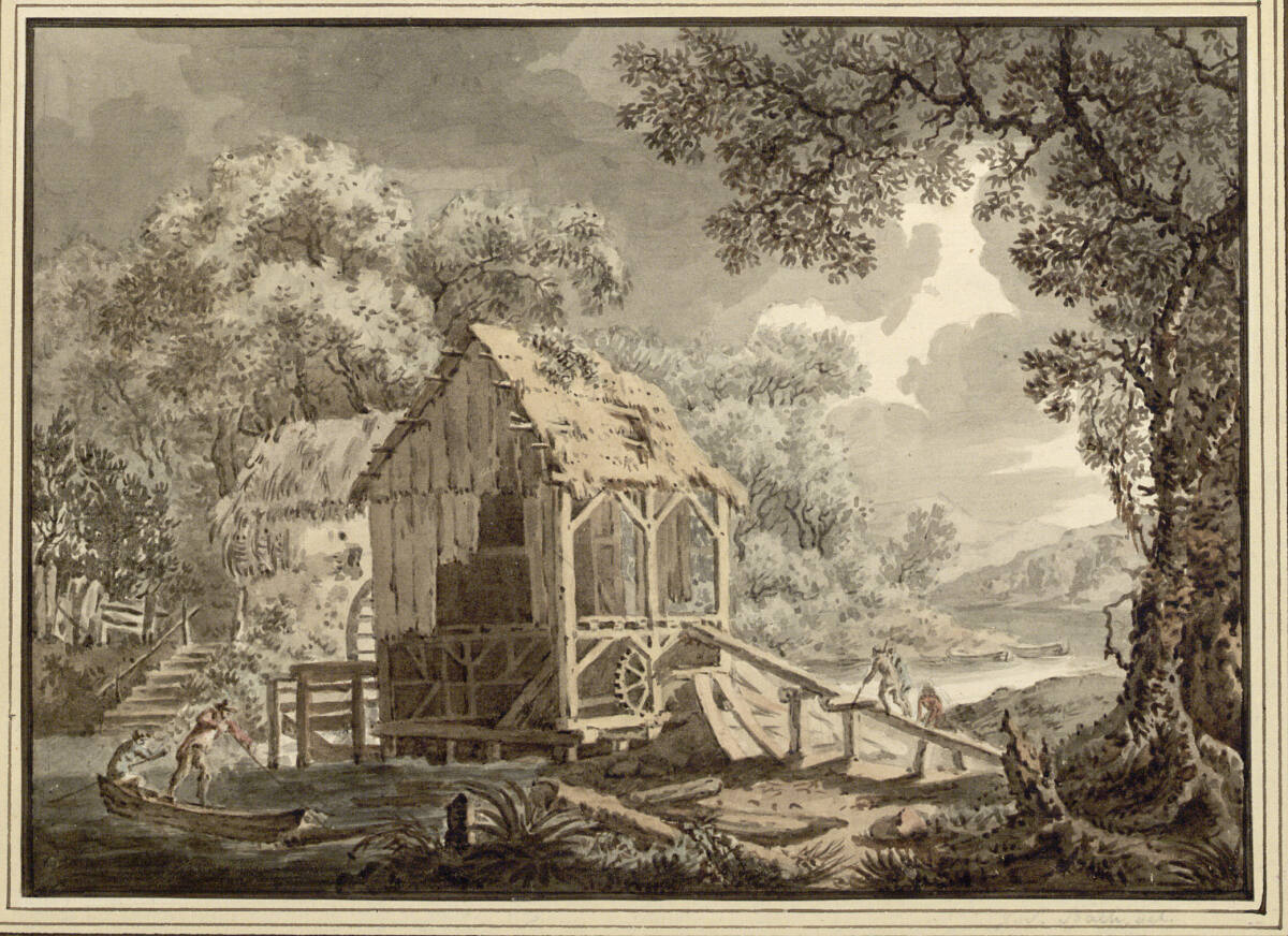 Die Brettmühle zu Markleeberg bei Leipzig, Иоганн Себастьян Бах, 1770–1772