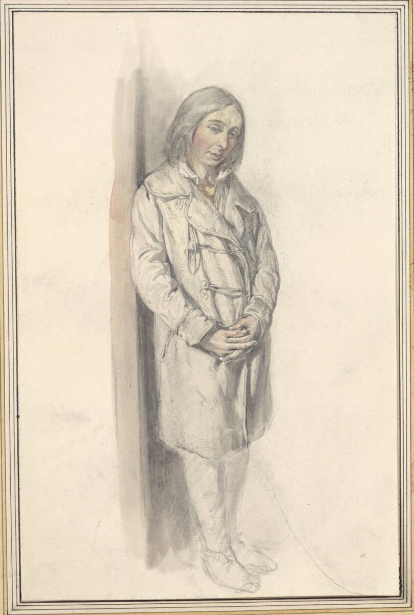 Josef Danhauser, Studie zum Maler in "Die aufgehobene Zinspfändung", Inv. Nr.: 5106
