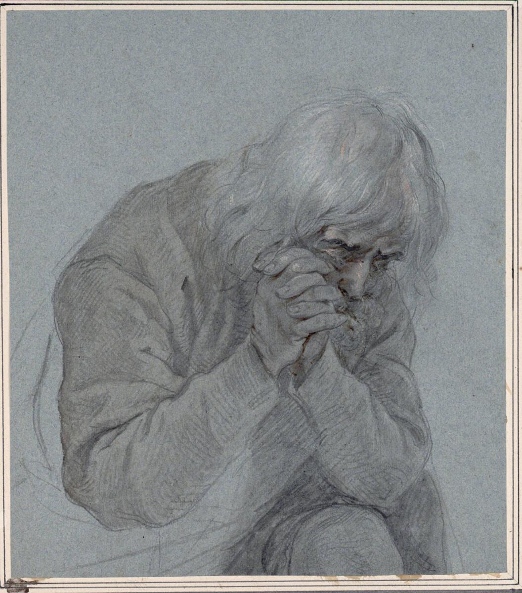 Josef Danhauser, Sitzender Bettler (Kopf), Inv. Nr.: 5109