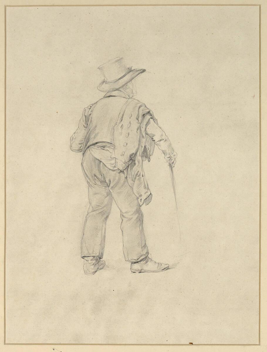 Josef Danhauser, Wandernder Bauer, Inv. Nr.: 5112