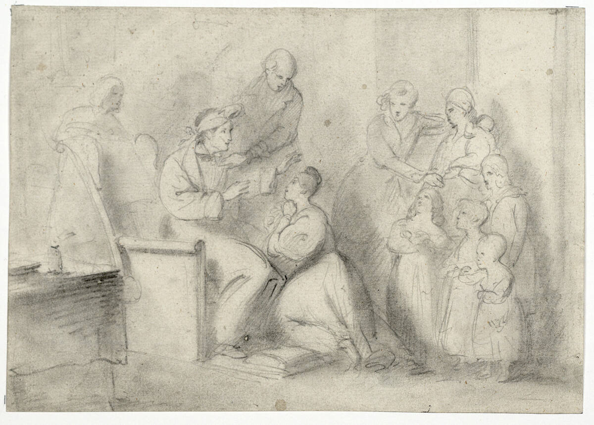 Die Augenoperation, Josef Danhauser, 1837