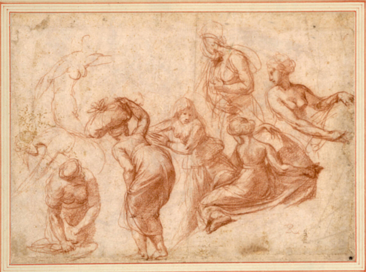 Frauenstudien, Polidoro da Caravaggio, 1524–1526