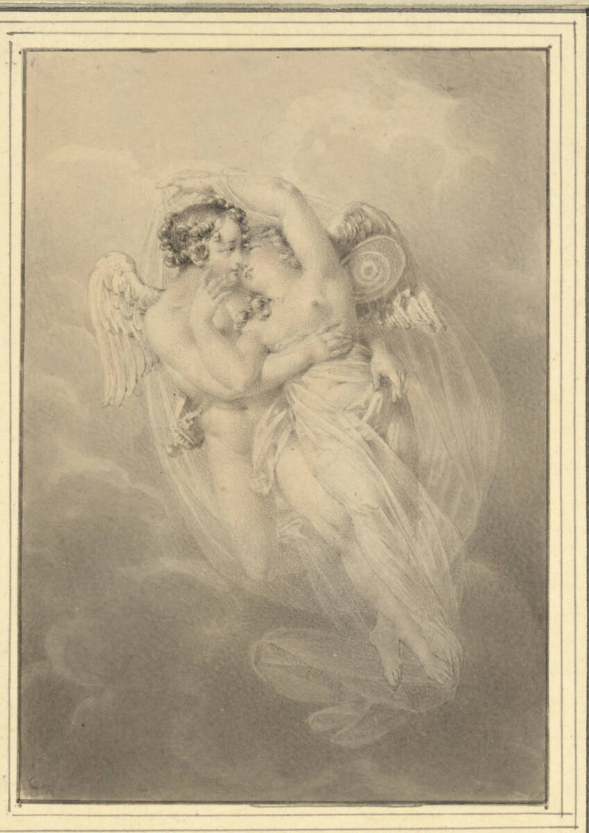 Amor und Psyche fliegend, Johann Ender, 1815–1817