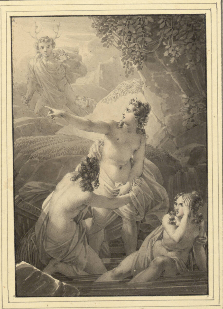 Diana und Actäon, Johann Ender, 1815–1817