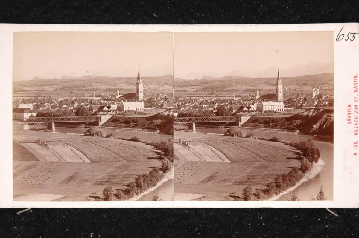Alois Beer, Villach von St. Martin in Kärnten, Inv. Nr.: FotoGLV2000/18482