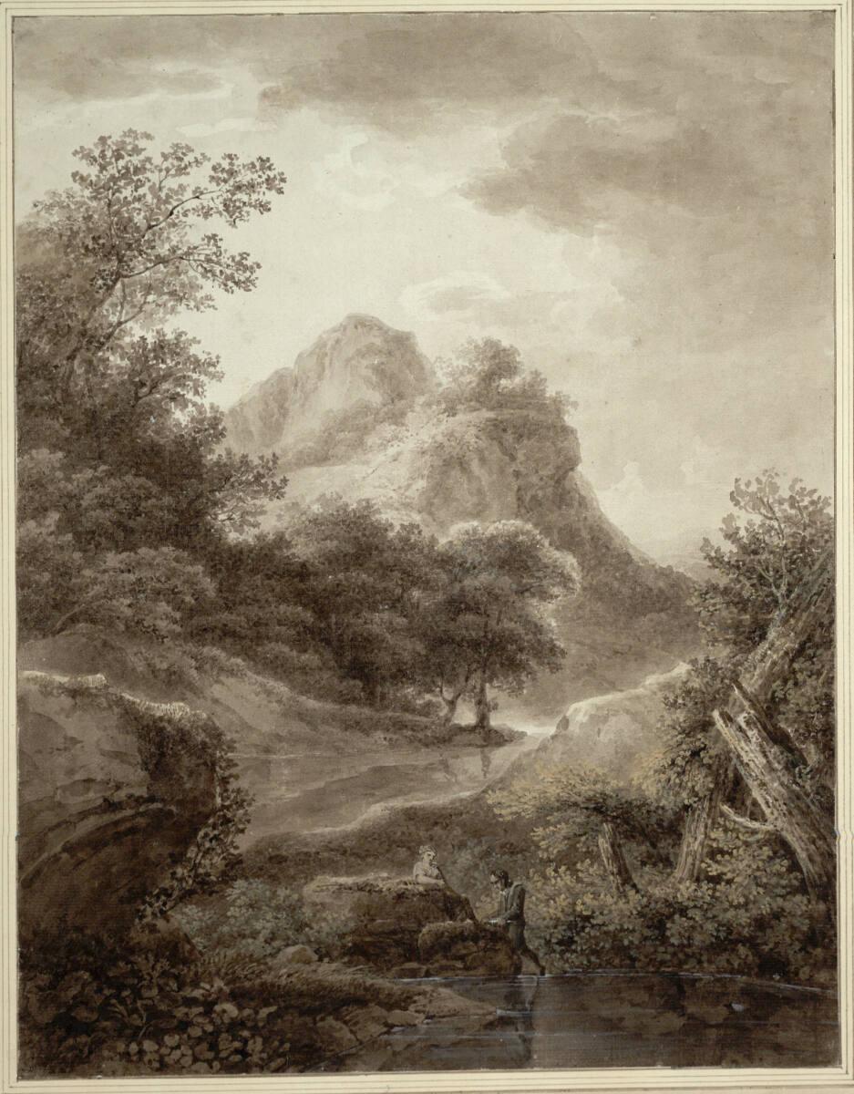 Thomas Ender, Landschaft mit Fluss, Inv. Nr.: 5176