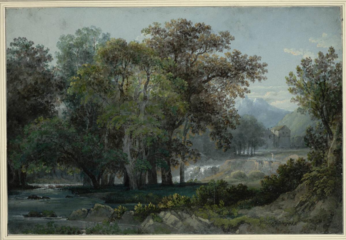 Thomas Ender, Gebirgstal, Inv. Nr.: 5178