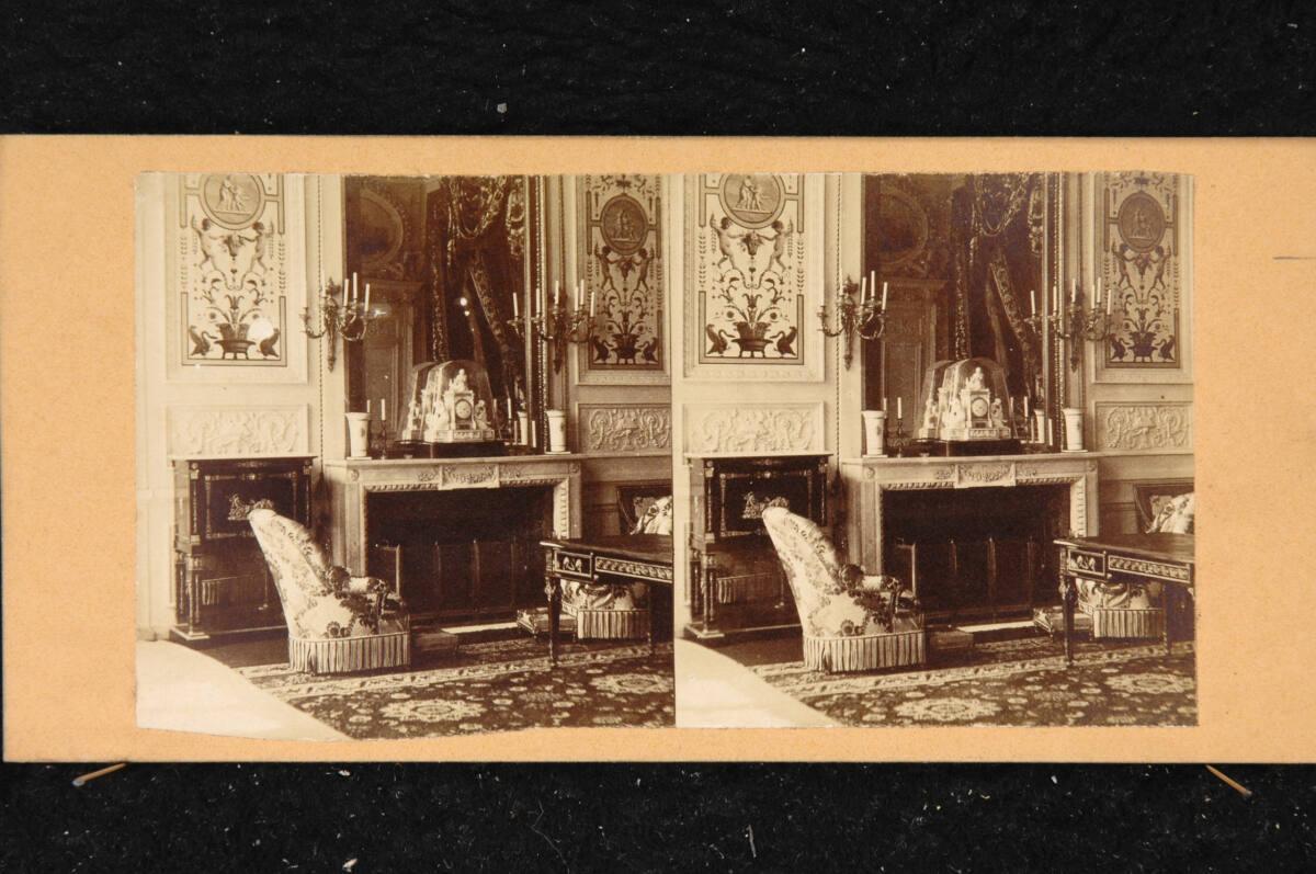 Anonym, Salon Napoleons III. oder der Kaiserin Eugenie auf Schloss Compiégne, Inv. Nr.: FotoGLV…