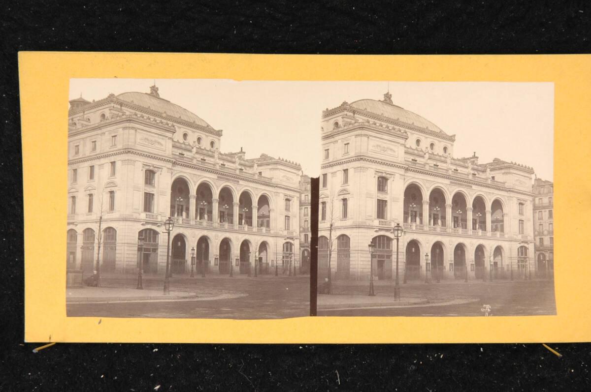 Anonym, Das 1862 eröffnete Théâtre du Châtelet im 1. Pariser Arrondissement, 2 rue Edouard Colo…