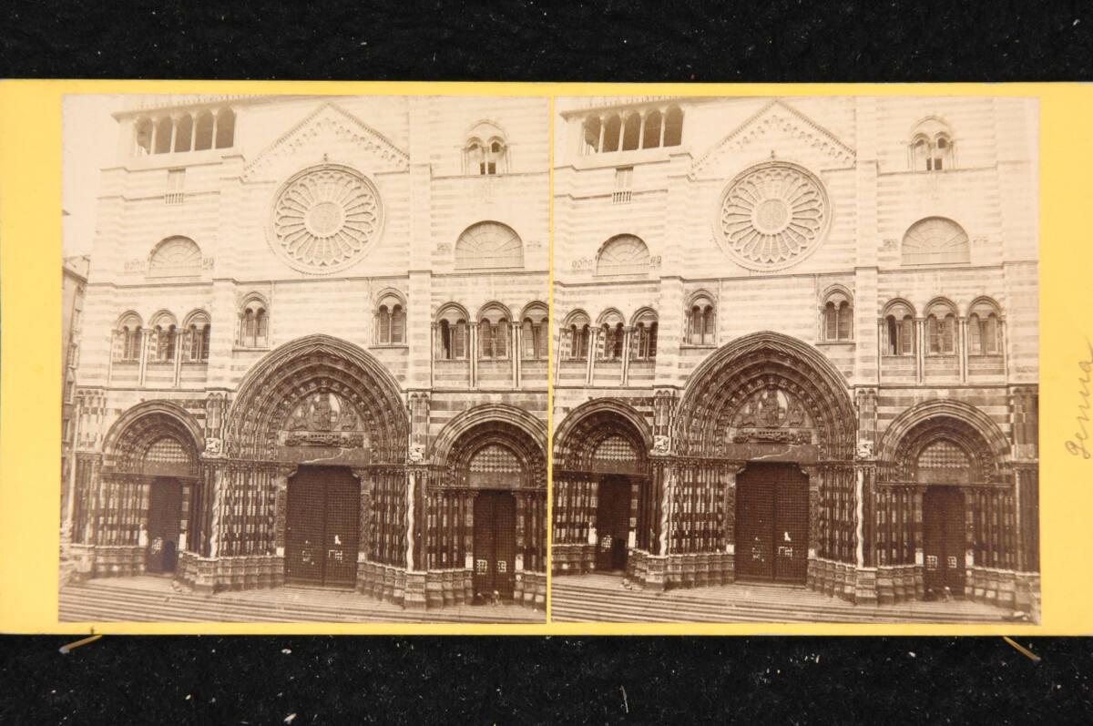 Anonym, Hauptfassade der Kathedrale von Genua, Inv. Nr.: FotoGLV2000/19003