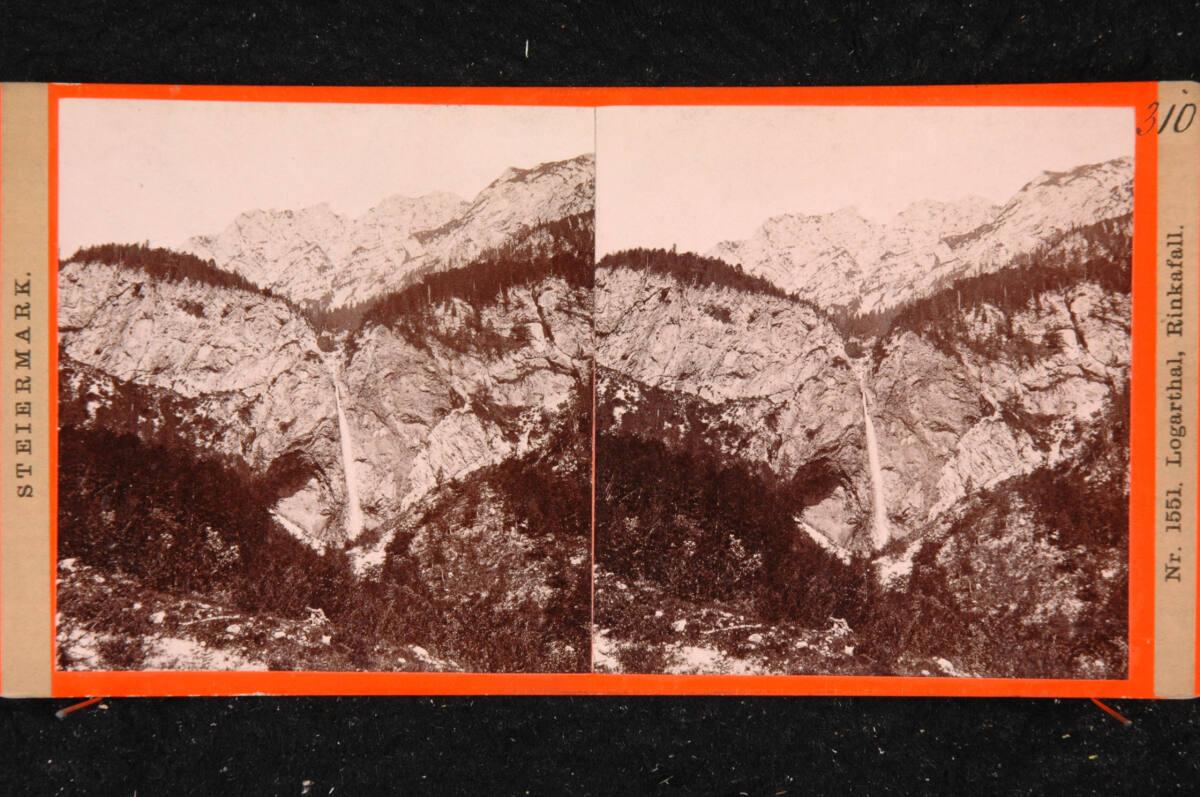Alois Beer, Steiermark, Logarthal, Rinkafall, Inv. Nr.: FotoGLV2000/19277