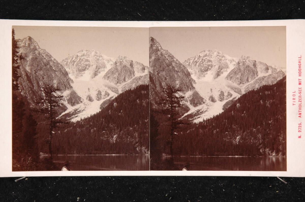 Alois Beer, Tirol, Antholzersee mit Hochgall, Inv. Nr.: FotoGLV2000/19309