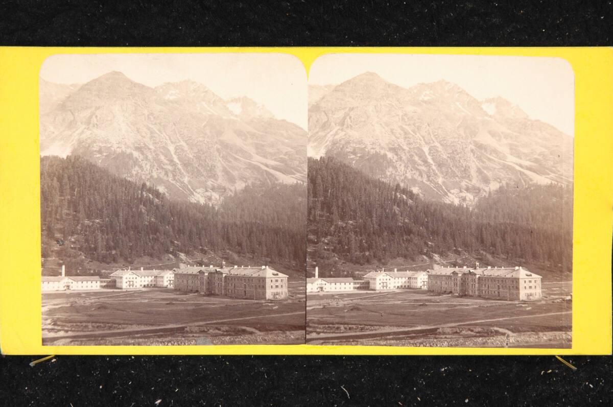 Jacques Joseph Athanase Clouzard, Piz Surlei und das 1865 eröffnete Grand Hotel des Bains in  S…
