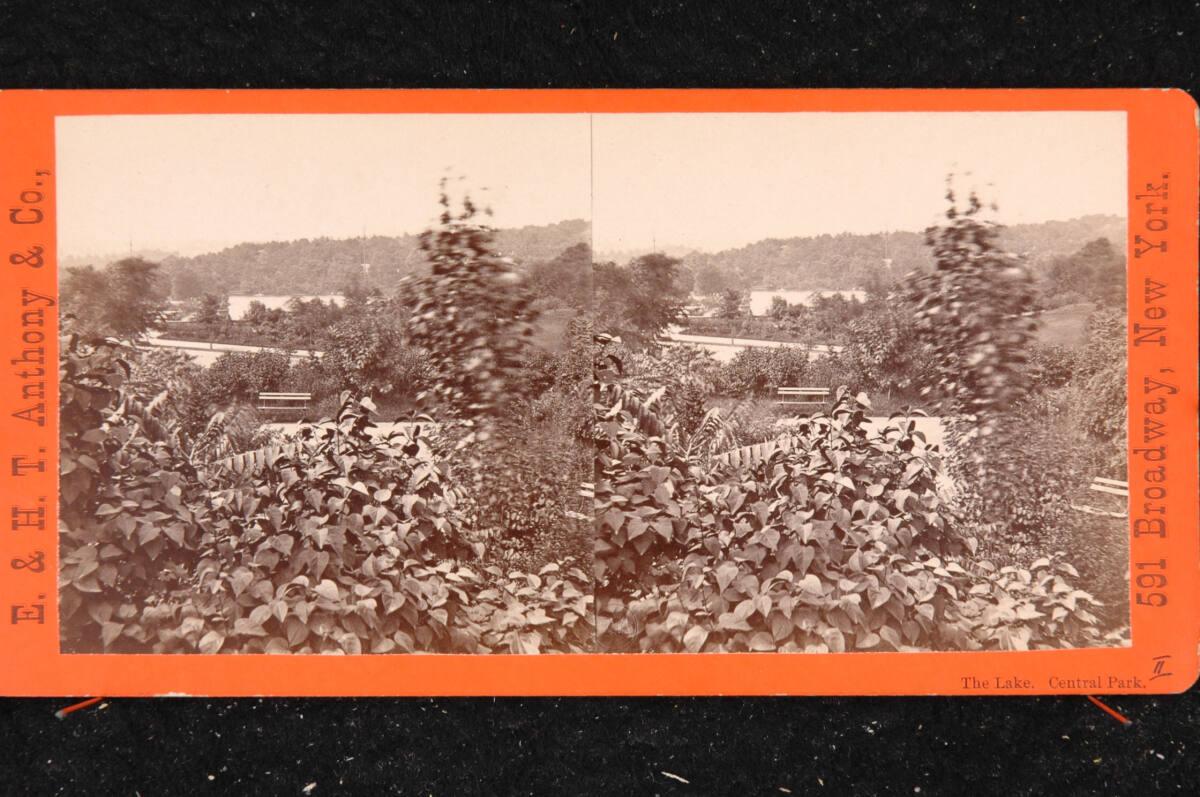 E. & H. T. Anthony & Company, Der 1857 ausgehobene Central Park Lake, New York City, Inv. Nr.: …