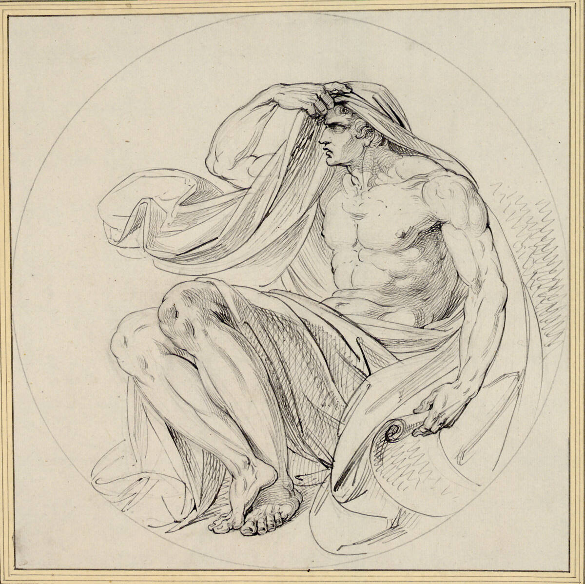 Sitzender Prophet, Heinrich Füger, 1796
