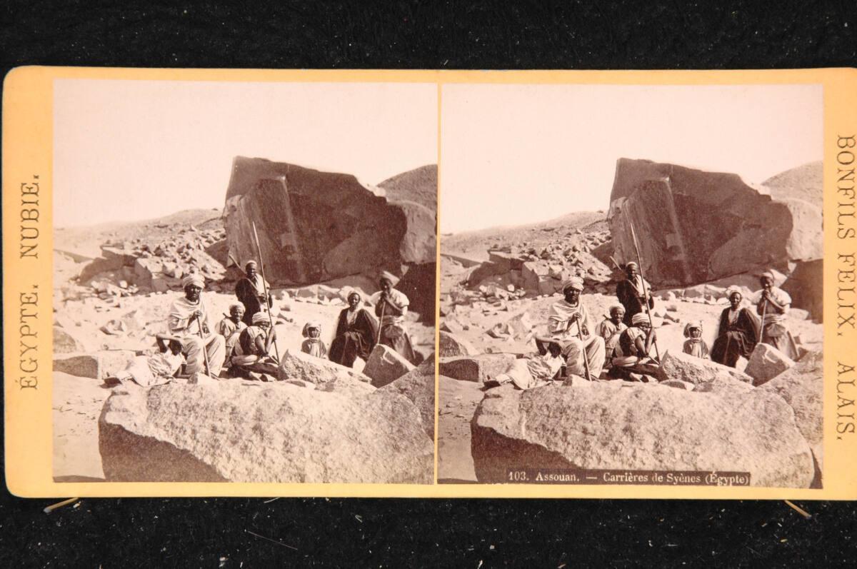 Félix Bonfils, Assuan, Steinbruch von Siene, Inv. Nr.: FotoGLV2000/18022