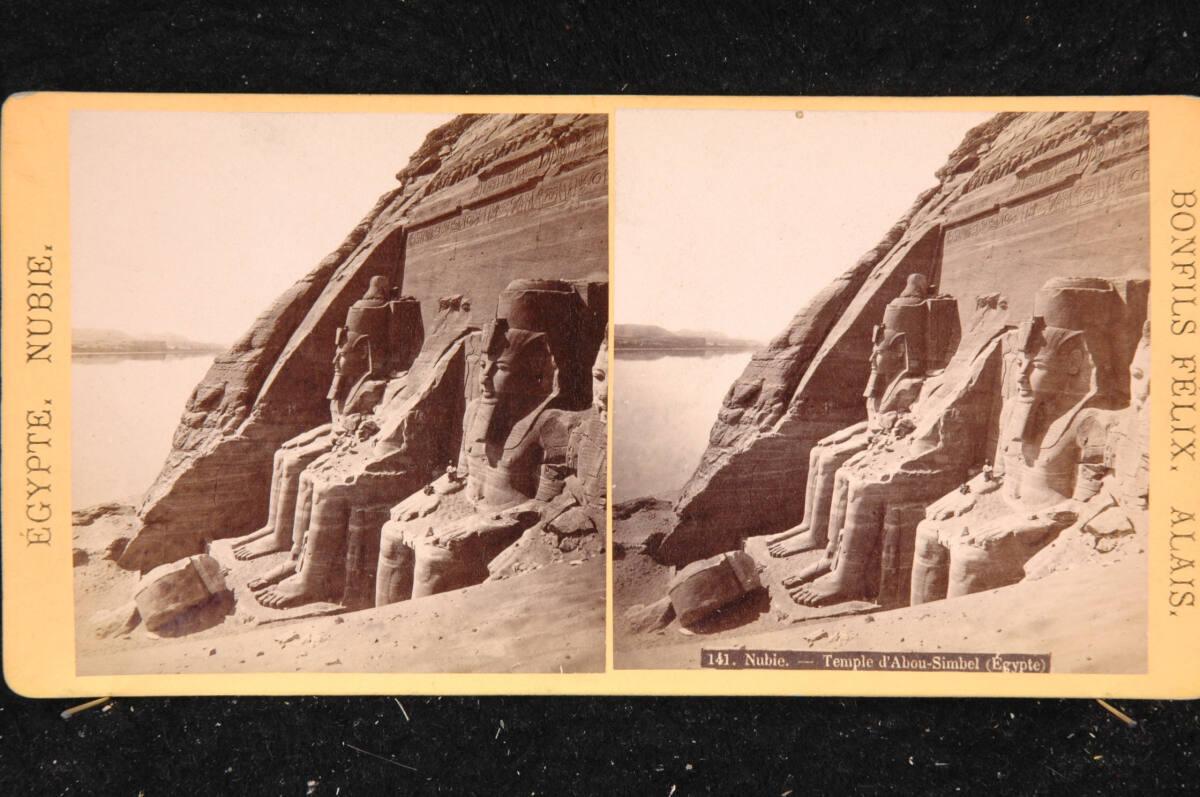 Félix Bonfils, Nubie, Abu Simbel Tempel, Inv. Nr.: FotoGLV2000/18028