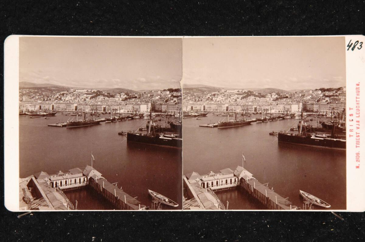 Alois Beer, Triest vom Leuchtthurm, Inv. Nr.: FotoGLV2000/18378