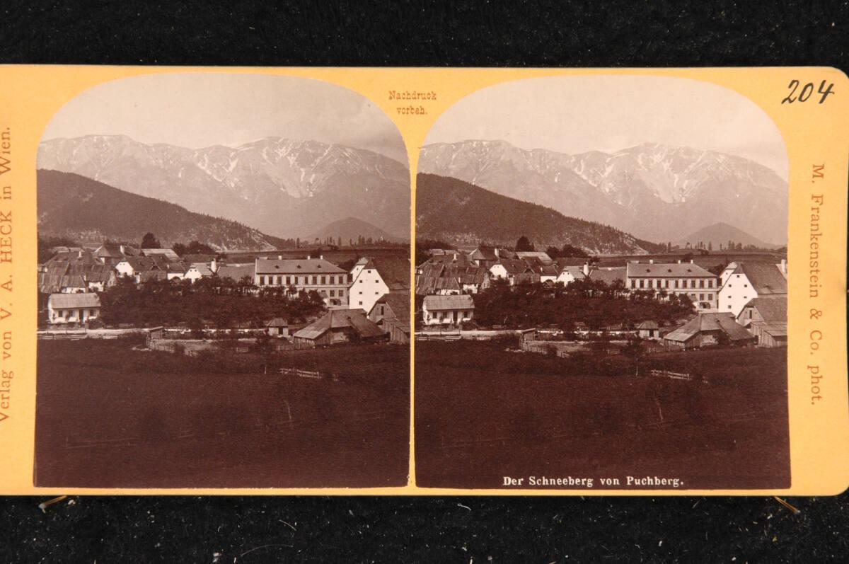 Michael Frankenstein, Der Schneeberg von Puchberg, Inv. Nr.: FotoGLV2000/17440