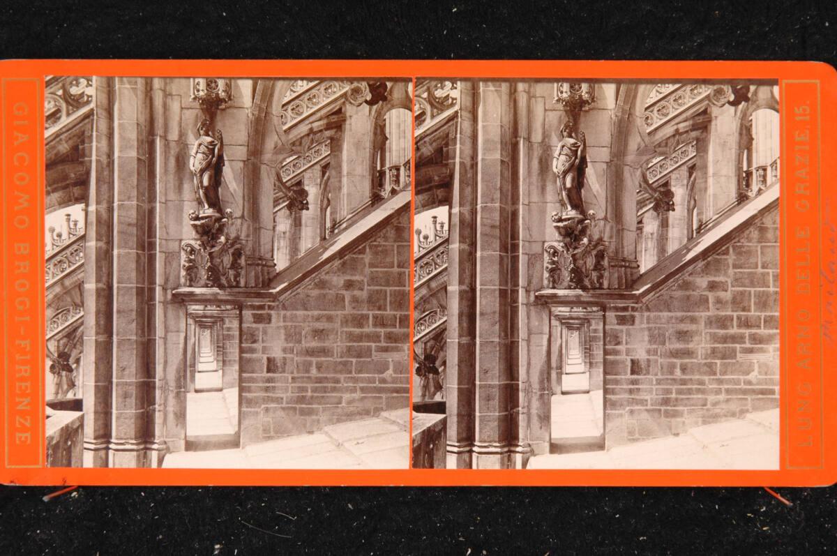 Giacomo Brogi, Mailand: Detailansicht des Doms, Inv. Nr.: FotoGLV2000/19039