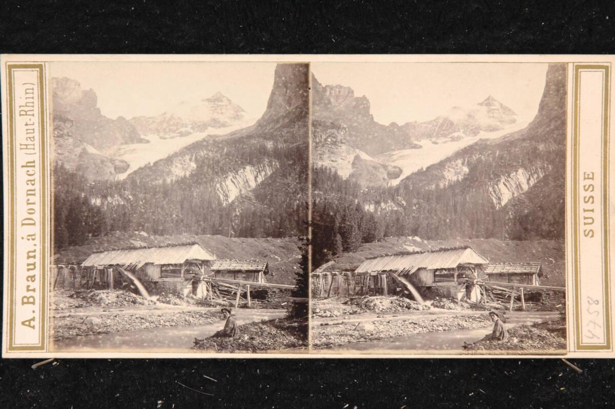 Adolphe Braun, Schweiz, Berner Oberland, Rosenlaui-Tal, Inv. Nr.: FotoGLV2000/19144