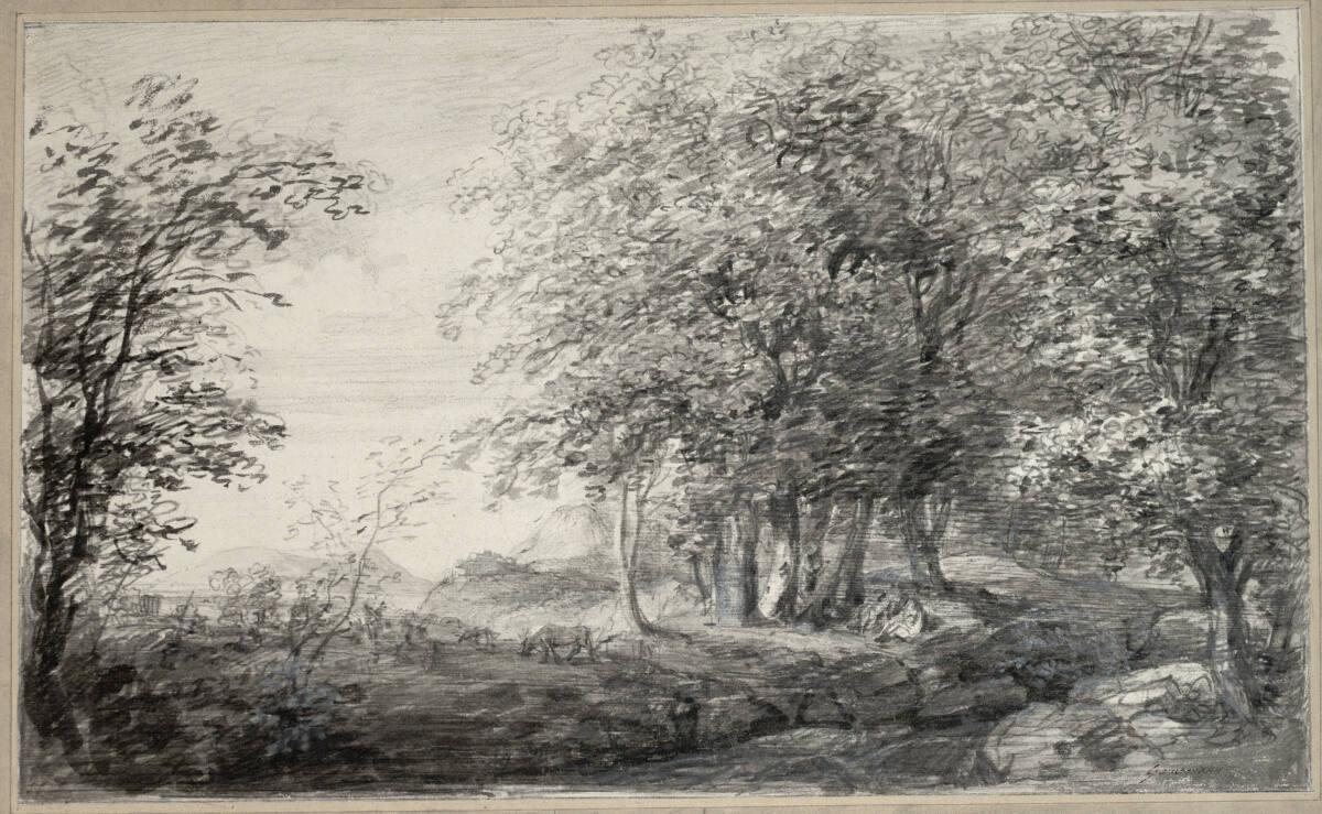 Jakob Gauermann, Waldbach, Inv. Nr.: 5295