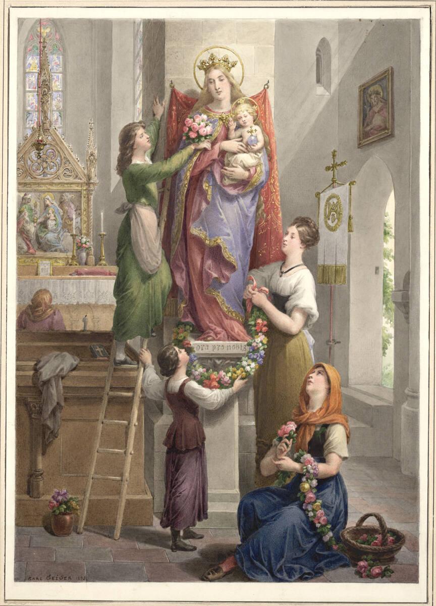Carl Joseph Geiger, Marienfest, Inv. Nr.: 5308