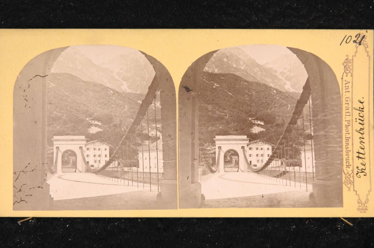 Anton Gratl, Kettenbrücke Innsbruck, Inv. Nr.: FotoGLV2000/21181
